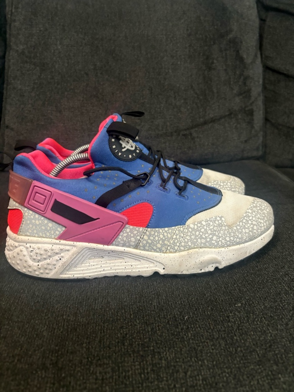 Nike Air Huarache Utility Shoes Mens Size 12 Multi Running Sneakers 806979-104